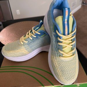 Women's Lightweight Sports Running Shoes, Color-block Pastel Casual Sneakers